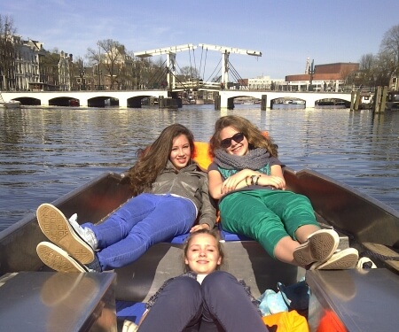 Boot fahren Amsterdam Magere Brücke