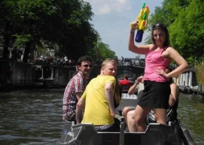 Lady James Bond in Amsterdam