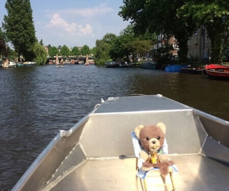 Selber Boot fahren Amsterdam Corona Fahrtroute