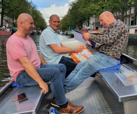 Boot fahren Amsterdam
